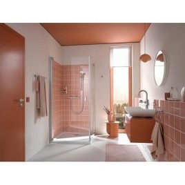 Kit mitigeur thermostatique de douche Grohe Grohtherm 500 Barre de douche 600 mm, douchette Ø 110 mm et flexible de douche