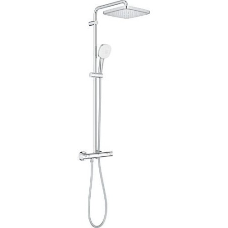 Colonne de douche Grohe Tempesta Cosmopolitan 250 cube, avec mitigeur thermostatique, chromé