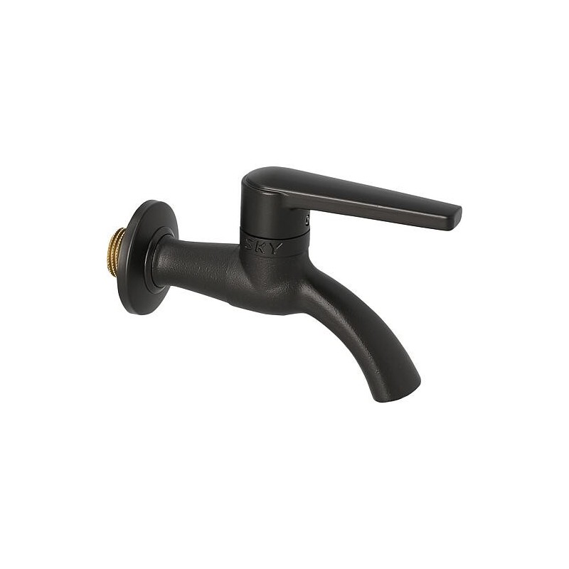 Robinet à bille Sky DN15 - 1/2, PN100, antigel, poignée noire