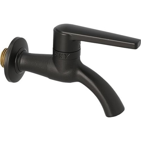 Robinet à bille Sky DN15 - 1/2, PN100, antigel, poignée noire