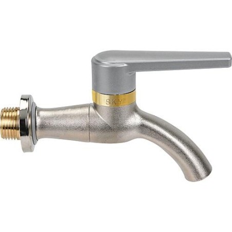 Robinet à bille Sky DN15 - 1/2, PN100, antigel, poignée noire