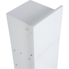 WC-Wandeinbaucontainer Zero flächendbündig, geschlossen, Höhe 800mm, 2 Glastüren