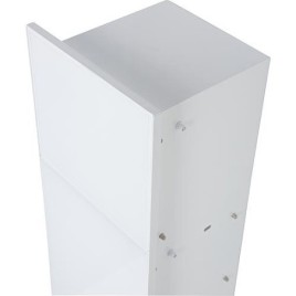 WC-Wandeinbaucontainer Zero flächendbündig, geschlossen, Höhe 800mm, 2 Glastüren