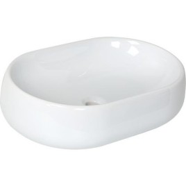 Vasque à poser NUVOLA lxhxp : 600x160x400 mm en Céramique blanche
