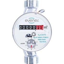 Compteur d eau froide EVENES Q3 4, DN20- 3/4, raccord 1 B1-130mm cout de certifications inclus