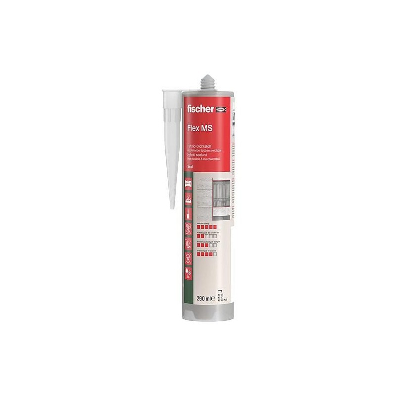 Joint d'étanchéité Fischer Flex MS blanc, 290 ml