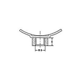 Fischer Pack promo colliers de serrage M8 - 3/8 - 1, 400 pièces
