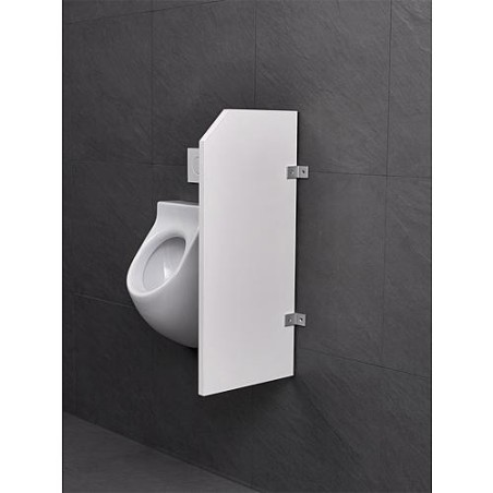 Cloison urinoir Standard lxHxP: 400x900x28 mm blanc