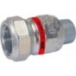 Accouplement de serrage en fonte malleable avec filet male. Eau PN10, Type A 2 tube d acier x 57,0mm tube ...,