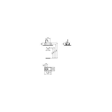 Kit lave-mains Ideal Standard Eurovit+Idealstream tablette à gauche