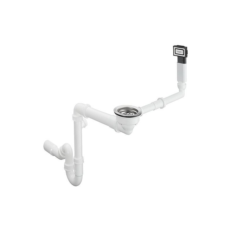 Garniture d'écoulement et de trop-plein manuelle Hansgrohe, lavabo simple