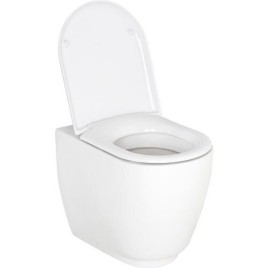 WC suspendu AIMERA lxhxp : 355x410x540 mm sans bord de rincage, céramique blanc