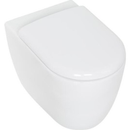 WC suspendu AIMERA lxhxp : 355x410x540 mm sans bord de rincage, céramique blanc