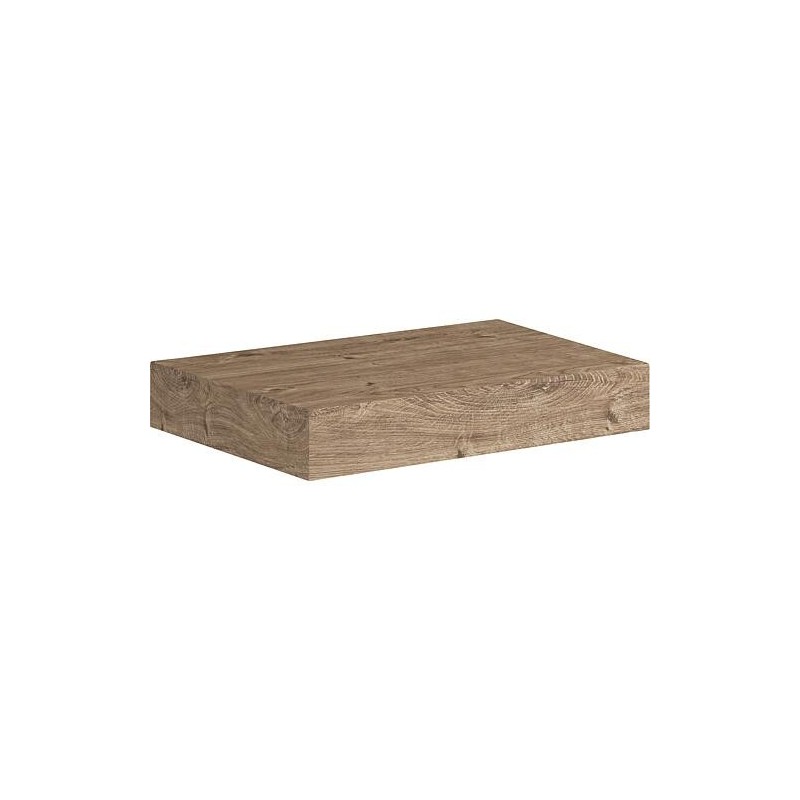 Console Kasari Rovere Rustico, sans perçage ni support, 800x100x460mm