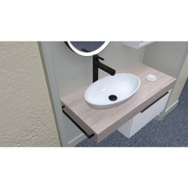 Console Kasari Rovere Chiaro, sans perçage ni support, 1000x100x460mm