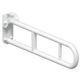 Barre d'appui Elida Classic avec Porte-papier WC Blanc Antibactérien LxHxP:32x209x700mm