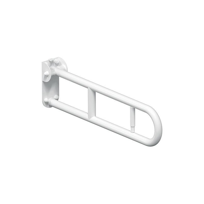 Barre d'appui Elida Classic avec Porte-papier WC Blanc Antibactérien LxHxP:32x209x700mm