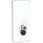 GEBERIT Monolith Plus Module sanitaire pour WC suspendu 114cm, verre blanc/aluminium