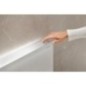 GEBERIT Monolith Plus Module sanitaire pour WC suspendu 114cm, verre blanc/aluminium