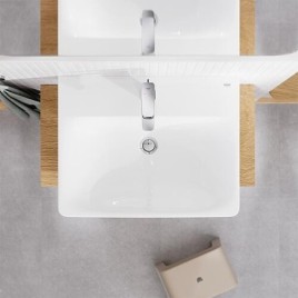 Waschtischmischer Grohe Cubeo S-Size Ausladung 106 mm chrom mit mit Ablaufgarnitur