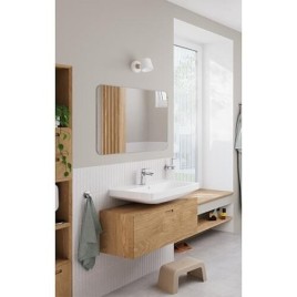 Waschtischmischer Grohe Cubeo S-Size Ausladung 106 mm chrom mit mit Ablaufgarnitur