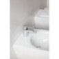 Mitigeur de bidet Emirja, déport 126 mm, chromé