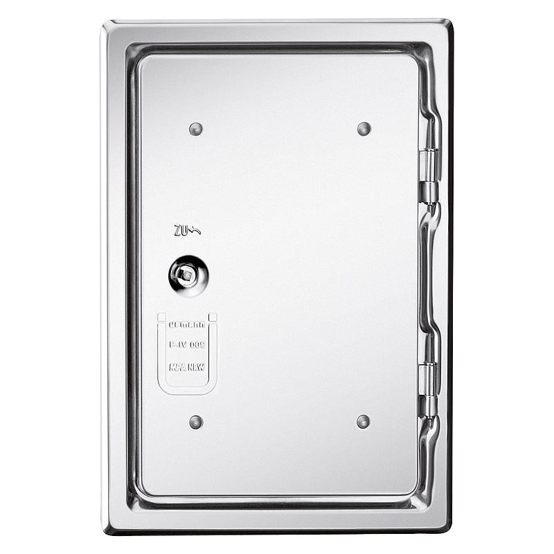 porte de cheminee en inox fermeture 4 pans, type K 31/4 E V2A, 25/30 cm