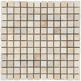 Mosaïque surface ivoire