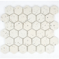 Mosaïque hexagone terrazzo ivoire Mosaïque hexagone terrazzo ivoire