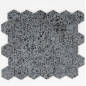 Mosaïque hexagone terrazzo black Mosaïque hexagone terrazzo black