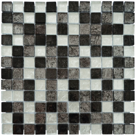 Mosaïque les sublimes silver black petit format
