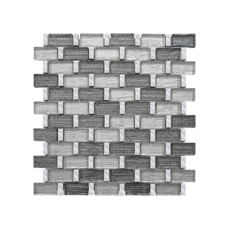 Mosaïque tissu briquette mix Mosaïque tissu briquette mix
