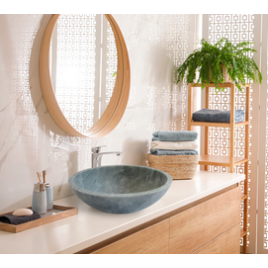 Vasque elodie marbre gris