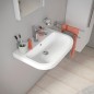 Lavabos Duravit D-Code 600 mm avec lavabo, 1 HL blanc