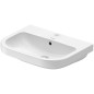 Lavabos Duravit D-Code 600 mm avec lavabo, 1 HL blanc