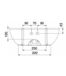 Lavabo/vasque Planet 48