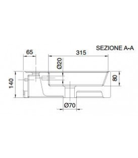 Teorema vasque/lavabo à poser et suspendu 106