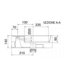 Teorema vasque/lavabo à poser et suspendu 40R
