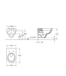 Cuvette Renova N1 sans bride
