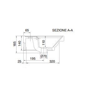 Lavabo double ML 120