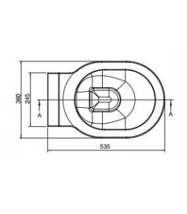 Clean Flush WC cuvette suspendue 