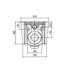 Clean Flush WC cuvette suspendue 