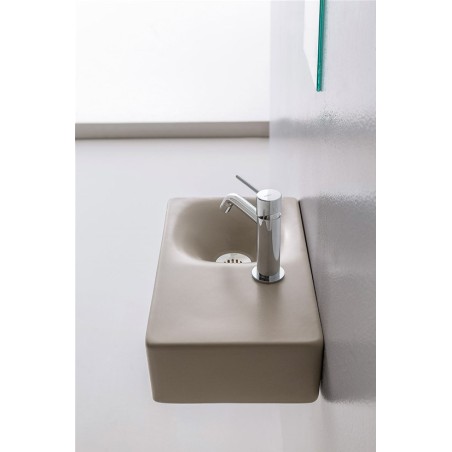 Vasque à poser ou suspendue cube