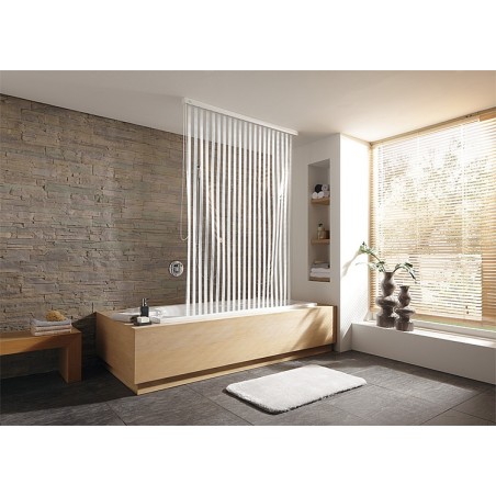 Rideau de douche roulant design