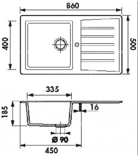 Evier Slave 1 bac