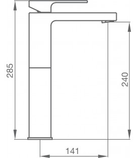 Mitigeur Lavabo blanc DESPERTAR XL Rehaussé 