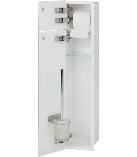 Niche pour WC à encastrer intérieur blanc