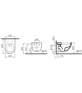 Pack Wc suspendu Grohe Autoportant